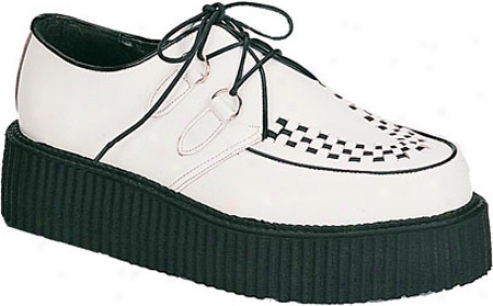 Demonia Creeper 402 (men's) - White Leather