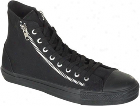 Demonia Deviant 106 (men's) - Black Canvas/black