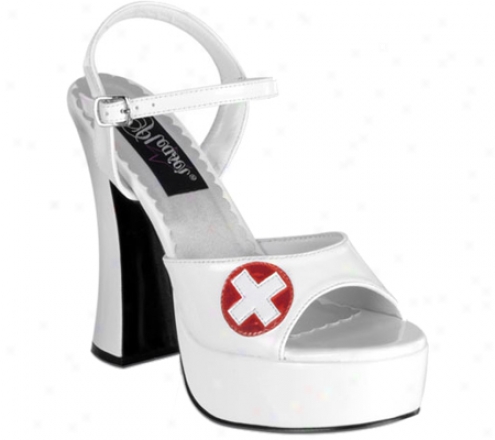 Demonia Dolly 10 (women's) - White Patent