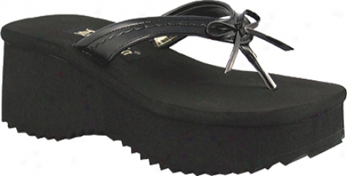 Demonia Flip 07 (women's) - Black Pu