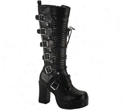 Demonia Gothika 200 (women's) - Black Pu