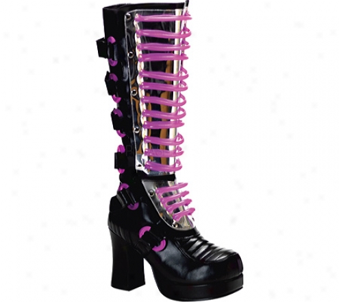 Demonia Gothika 600uv (women's) - Dark Pu/uv Pink