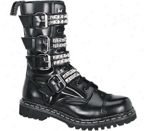 Demonia Gravel 10s (men's) - Black Leather