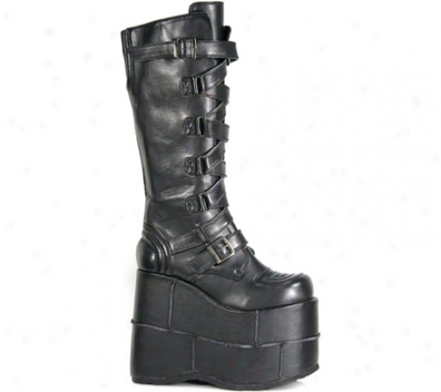 Demonia Stack 308 (men's) - Black Pu