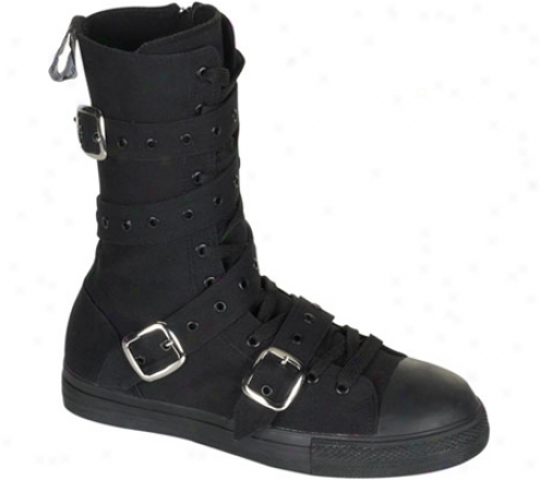 Demonia Tyrant-shrike 204st (men's) - Black Canvas