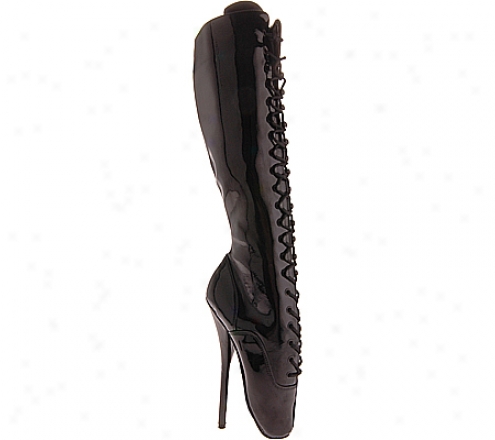 Devious Ballet-2020 (women's) - Black Patent/zipper