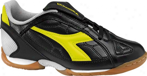 Diadora Dd-eleven Id Jr (children's) - Black/yellow/fluorescent