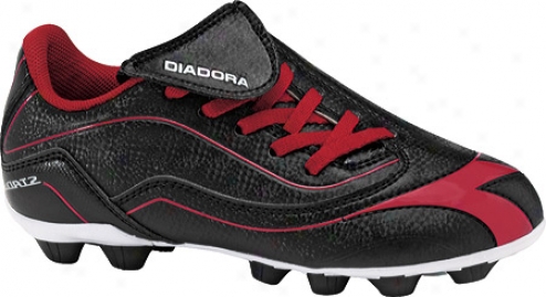 Diadora Stadio Md Jr (infants') - Black/red