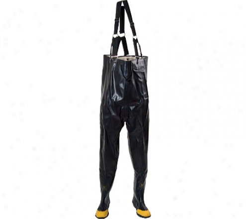 Diamond Rubber Products Plain Toe Chest High Waders 140 (men's) - Mourning