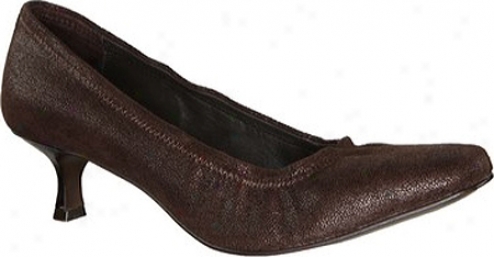 Donald J Pliner Seana4-smcu (women's) - Expresso Suede Metallic Elastic/antkque Metallic