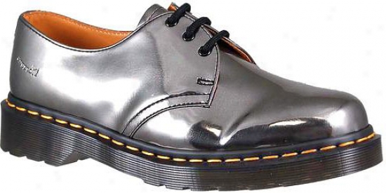 Dr. Martens 3 Eye Gibson (women's) - Pewter Koram Slang