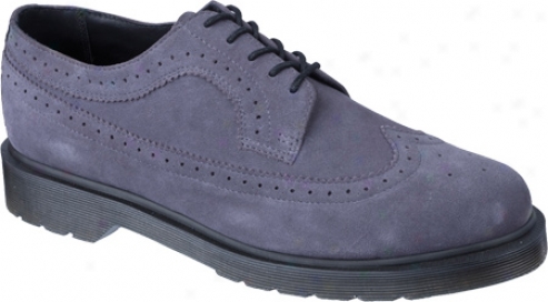 Dr. Martens 3989 5 Eye Brogue Hi Suede Wp - Dark Grey Hi Suede We