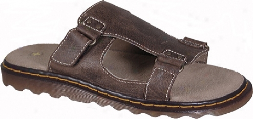 Dr. Martens Ernest Rivet Slide (men's) - Dark Taupe Dirty Dog