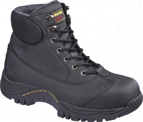 Dr. Martens Heatu St 7 Tie Boot - Black Industrial Greasy