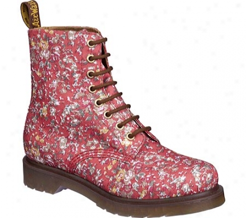 Dr. Martens Page Folded Topline 8-eye Boot (women's) - Coral Meadow