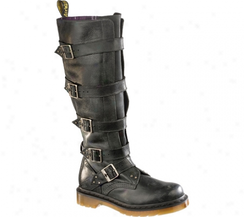 Dr. Martenq Phoenix Phina Tall Boot (women's) - Black Mirage