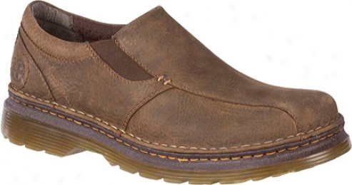 Dr. Martena Tevin Slip Attached Shoe (men's) - Dark Taupe iDrty Dog