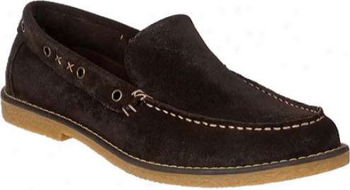 Dr. Scholl's Dodd (men's) - Chocolate Waxed Cow Seude Leather