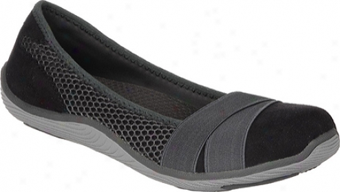 Dr. Scholl's Jayleen (women'q) - Black/grey Suede/mesh