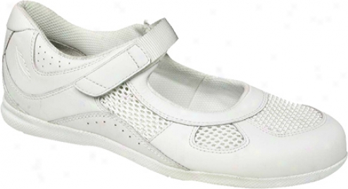 Drew Delite (women's) - White Calf/white Mesh