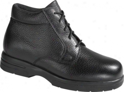 Drew Tuscon (men's) - Black Pebbleed Leather