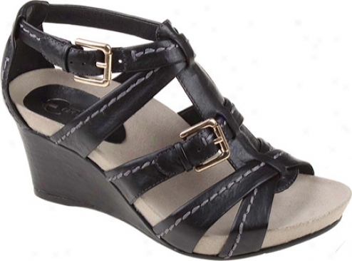 Earthies Lucia (women's) - Negro Romz Leather