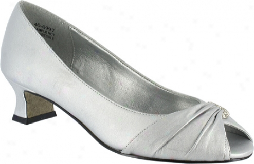 Easy Street Lunar Ii Satin (womwn's) - Silver Satin