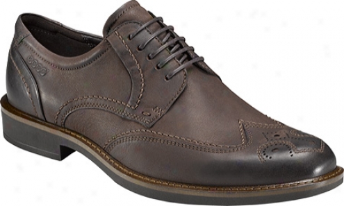 Ecck Biarritz Wing Tip Tie (men's) - Coffee Nubuck