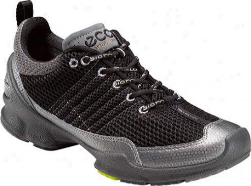 Ecco Biom Trainer 1.2 (women's) - Titanium Metallic/black Synthetic