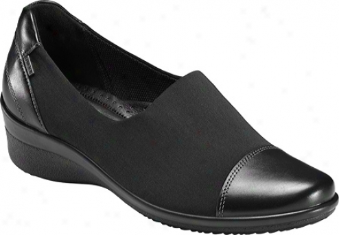 Ecco Corpse Gtx Slip On (women's) - Black/black Luxe/stretch