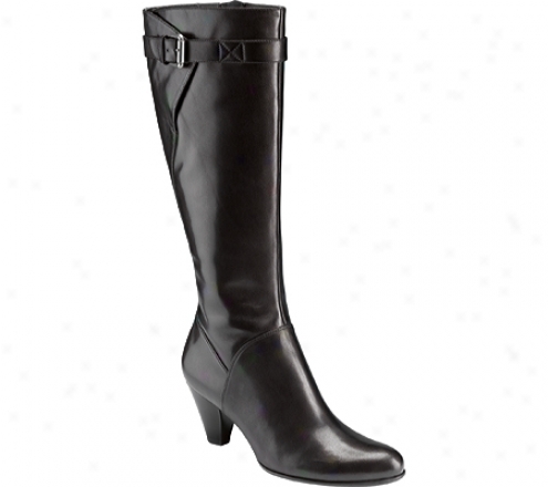 Ecco Hope Tall Boot 65 Mm (women's) - Black Shiny Riviera Leathsr