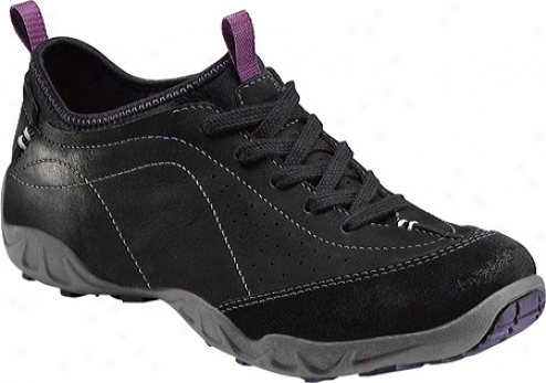 Ecco Teide (women's) - Black Suede/black Nubuck