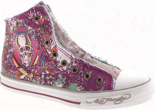 Ed Hardy Highrise (women's) - Purple/canvas