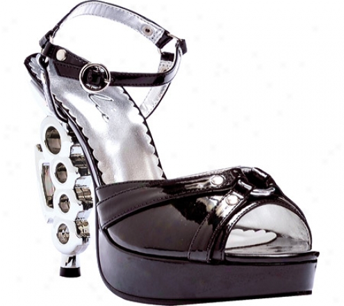 Ellie Slick-550 (women's) - Black/silver Pu