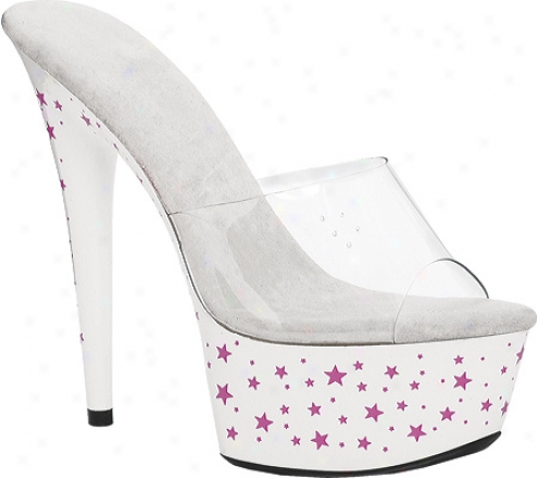 Eplie Twinkle-608 (women's) - Clear/white Pu