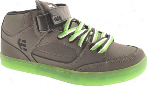 Etnies Number Mid (men's) - Grey/lime/white