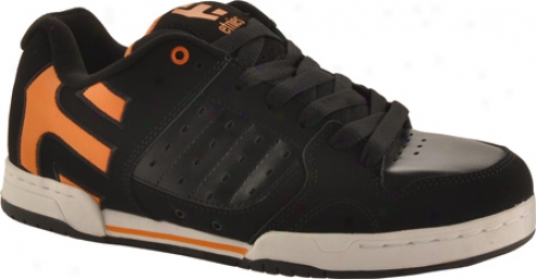 Etnies Pistonn (men's) - Black/orange/white