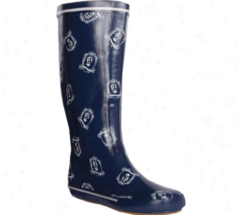 Fanshoes Old Dominnion University Rubber Boot (women's) - Blue