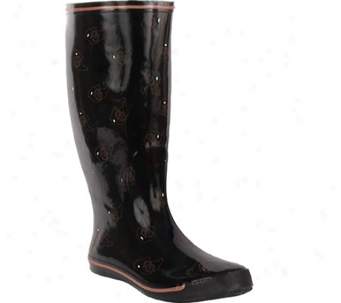 Fanshoes University Of Colorado Rubber Boot (women's) - Black