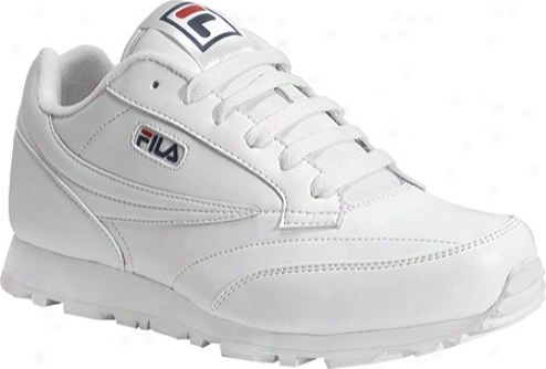 Fila Classico 9 (boys')_- White/peacoat/chinese Red