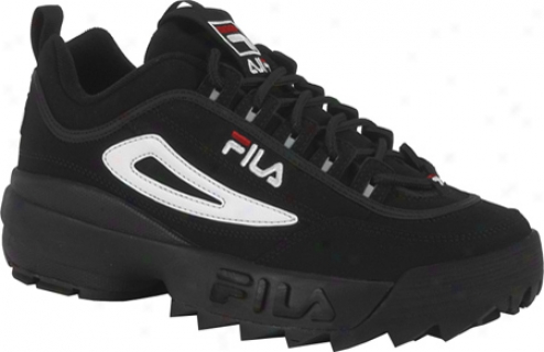 Fila Disruptor Ii (women's) - Black/white/vintage Red