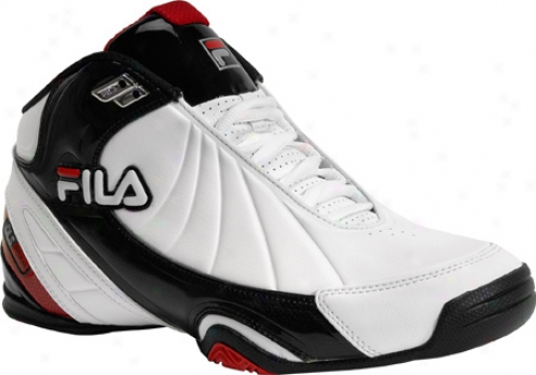 Fila Dls Slam 1sb052xx (men's) - White/black/chinese Red