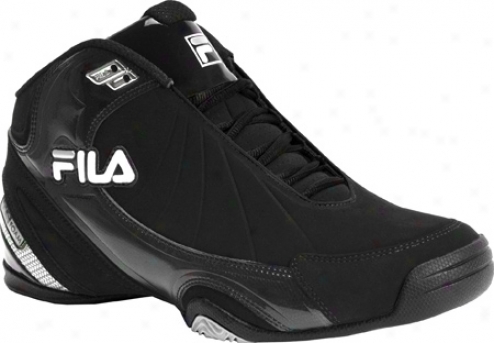 Fila Dls Slam 1sb054fx (men's) - Black/white/metallic Silver