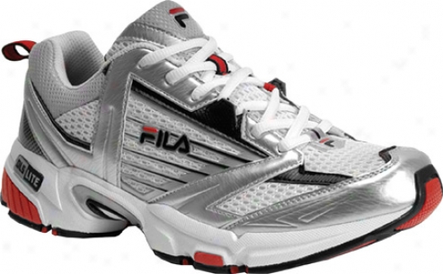 Fila Intensity 1sr060lm (men's) - Metallic Silver/black/chinese Red