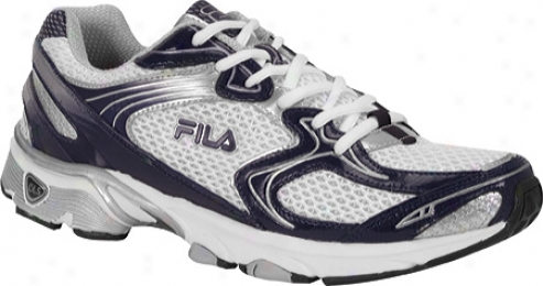 Fila Temperata (men's) - White/metallic Silver/peacoat