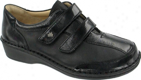 Finn Comfort Aachen Soft - Black Patent/deville