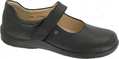 Finn Comfort Limassol Soft (women's) - Black Nappa Seda