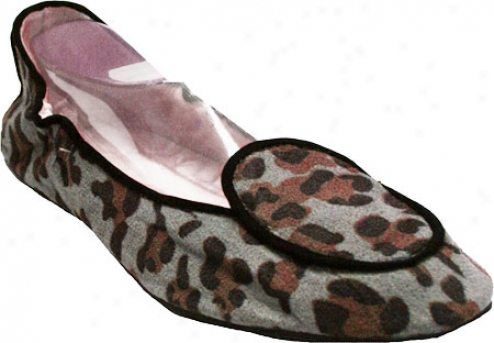 Footzyrolls The Safari Loafer (women's) - Grey Leo0ard