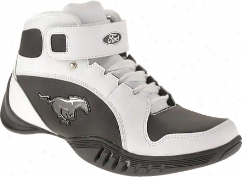 Ford Mustang Fm002 (men's) - Black/white Leather/suede
