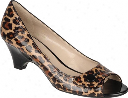 Franco Sarto Maiden (women's) - Tan Leopard Lak Patent